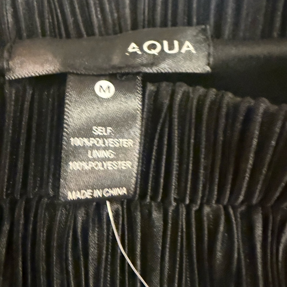 Aqua Black Pleated Skirt.  Never worn.